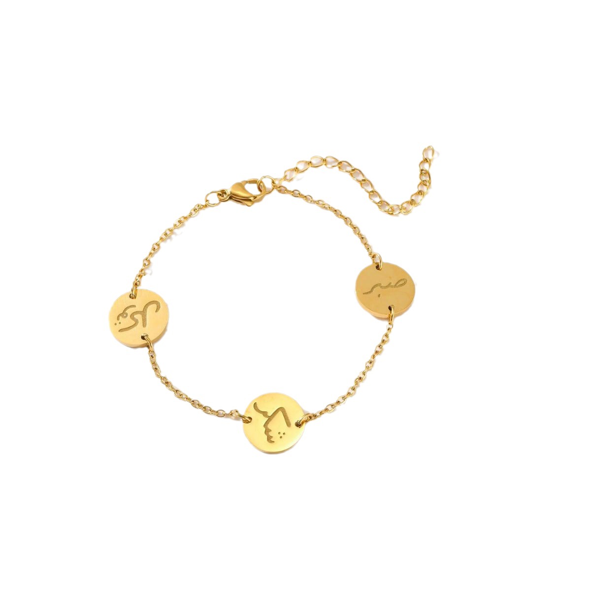 Malika Initialen-Armband