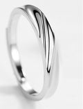 Amanah Couple Rings — Silber