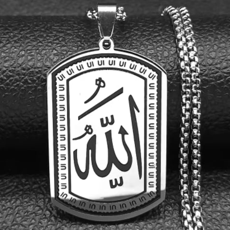 Qadr Tag Chain — Allah Gravur