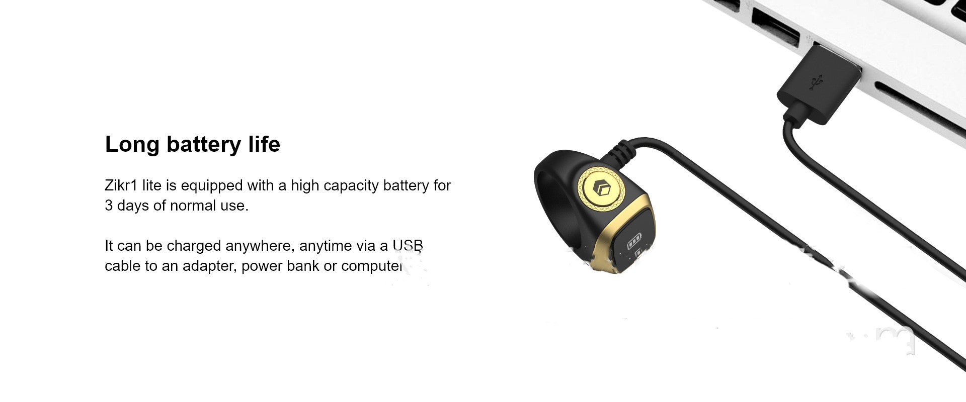 Dhikr Smart Ring — Digitaler Gebetszähler